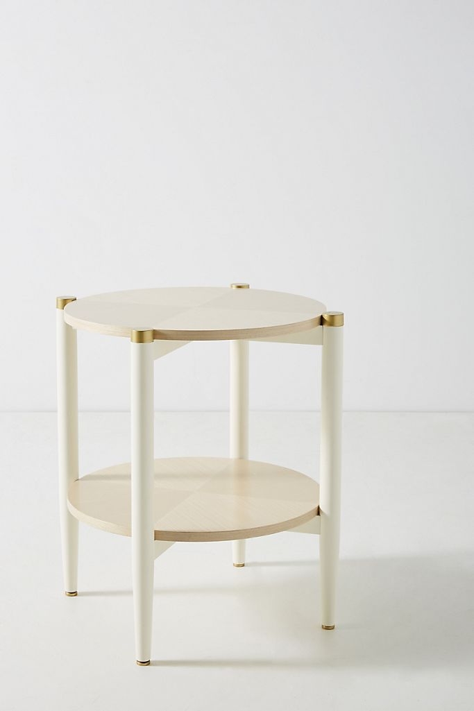 Geo-Marquetry Side Table - Image 0