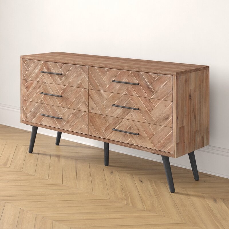 Lexy 6 Drawer Double Dresser - Image 0