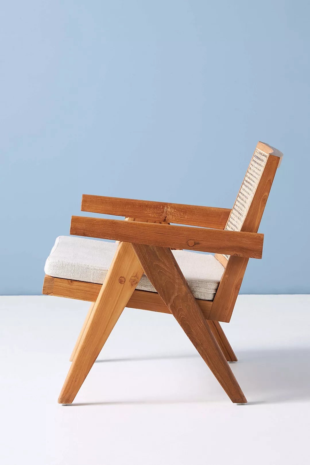 Ashton Caned Teak Accent Chair, Natural - Image 4