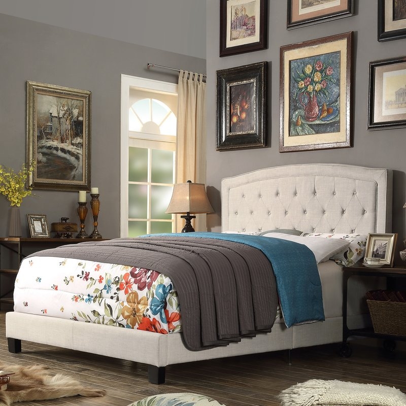 Pascal Upholstered Panel Bed - Image 2