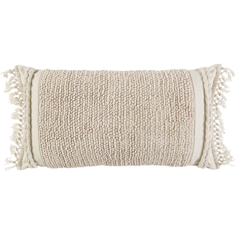 Rectangular Cotton Pillow Cover & Insert - Image 1