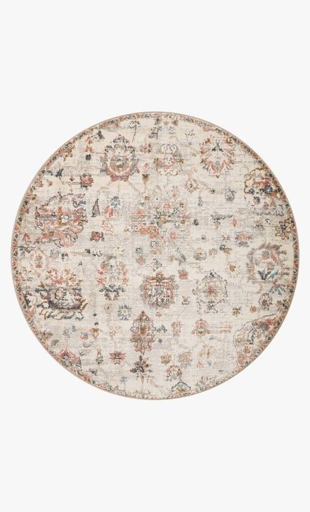 SABAN SAB-09 IVORY / MULTI 5'-3" x 5'-3" Round - Image 0