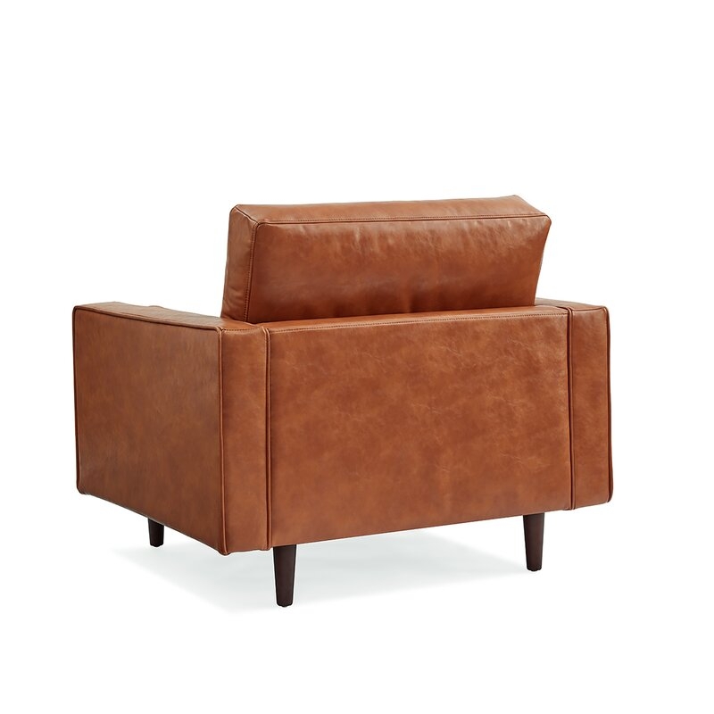 Bombay Genuine Leather 32.5" Armchair - Image 4