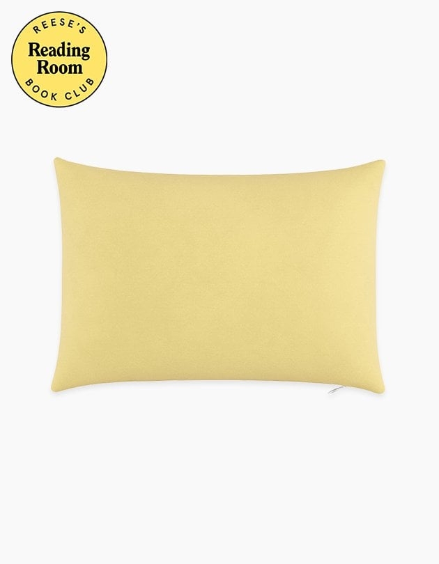 Canary Velvet Throw Pillow - 14" x 20" - Image 0