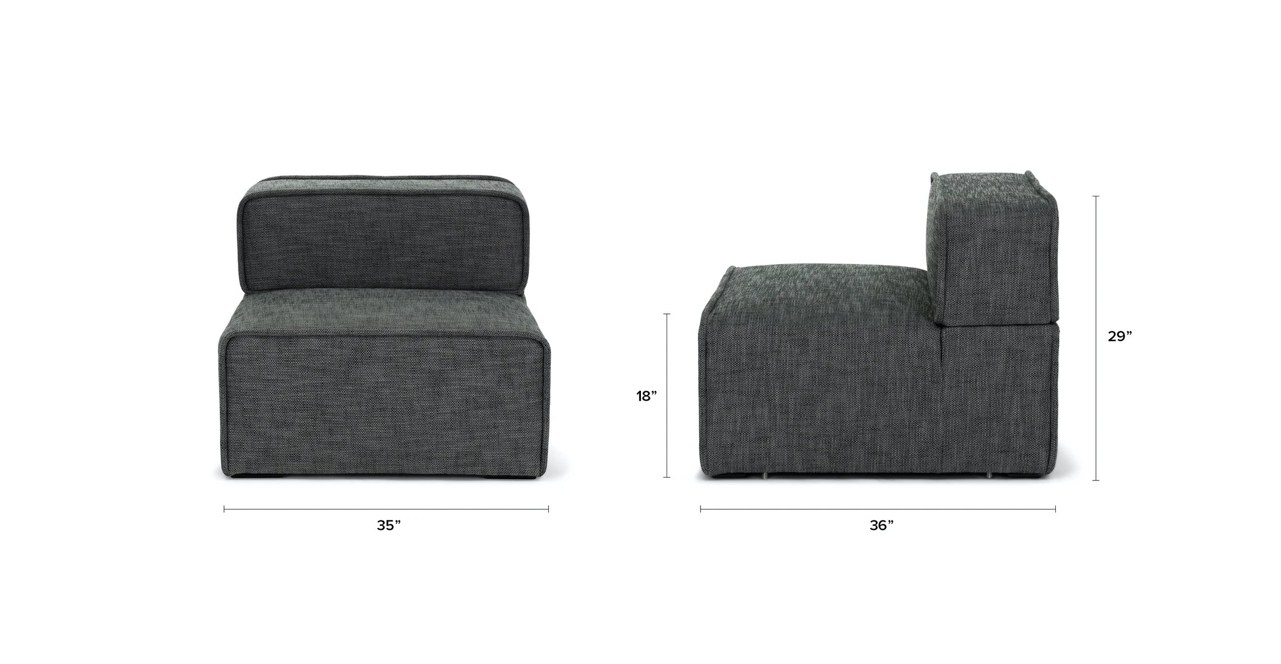 Quadra Carbon Gray Chair - Image 4