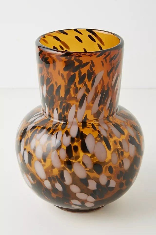 Tortoise Glass Vase, Assorted, Tall - Image 0