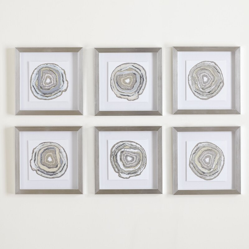 'Urban' Framed 6 Piece Photo Graphic Print Set on Paper - Image 0