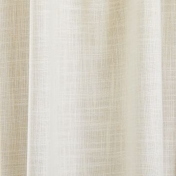 Crossweave Curtain with Black Out Natural Canvas 48"x84" - Image 1