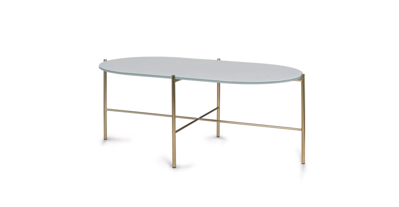 Silicus Light Gray Oblong Coffee Table - Image 1