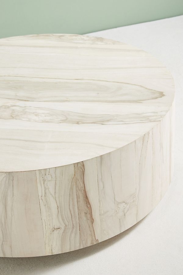 Swirled Drum Reclaimed Coffee Table - Image 2