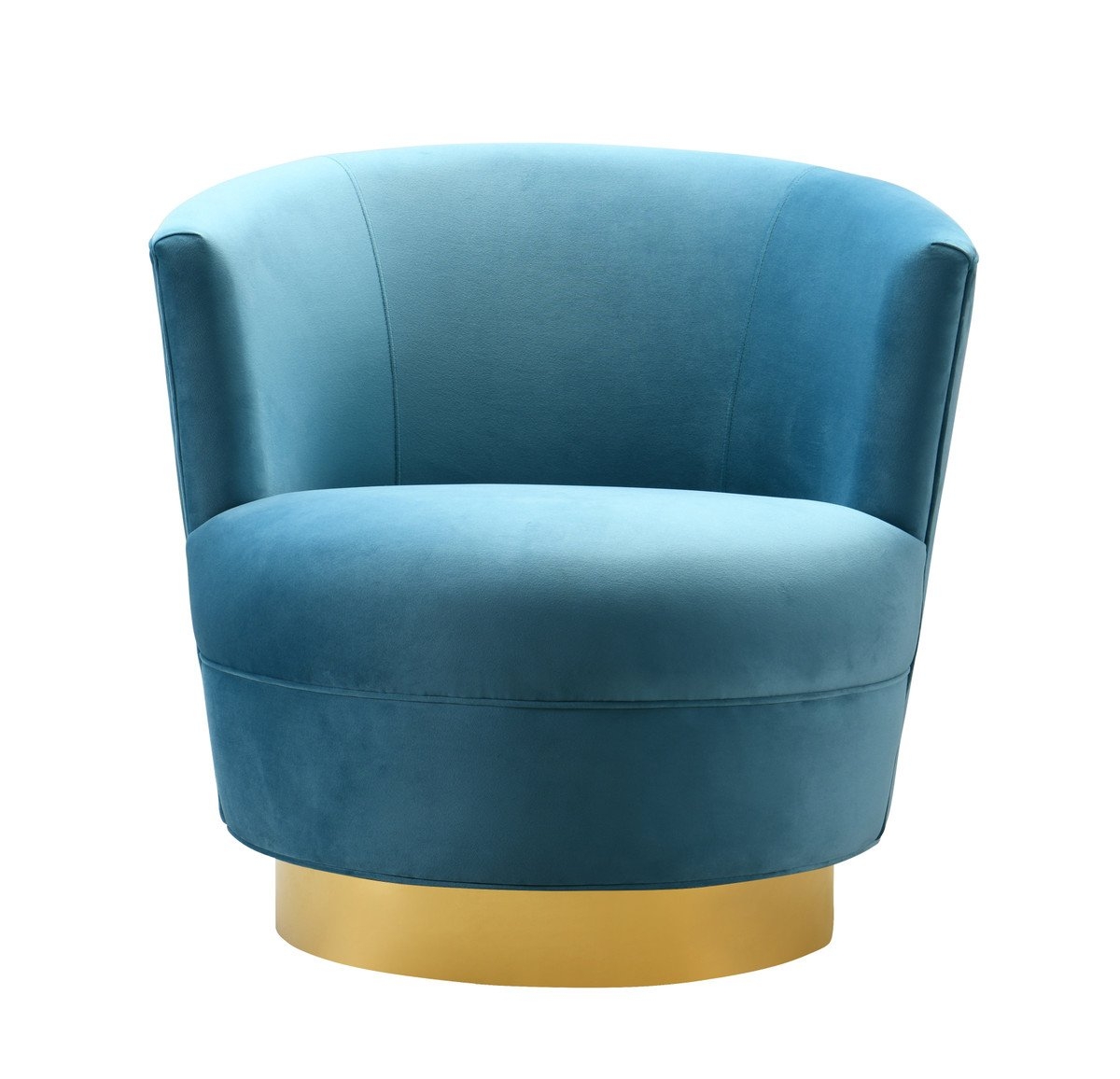 Noah Lake Blue Swivel Chair - Image 0