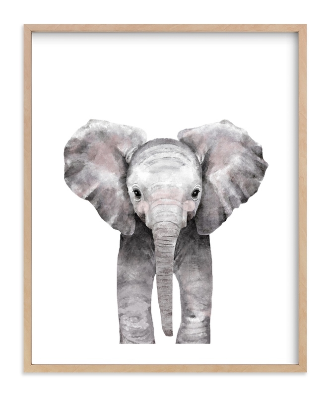 Baby Animal Elephant Art Print 16 x 20 - Image 0