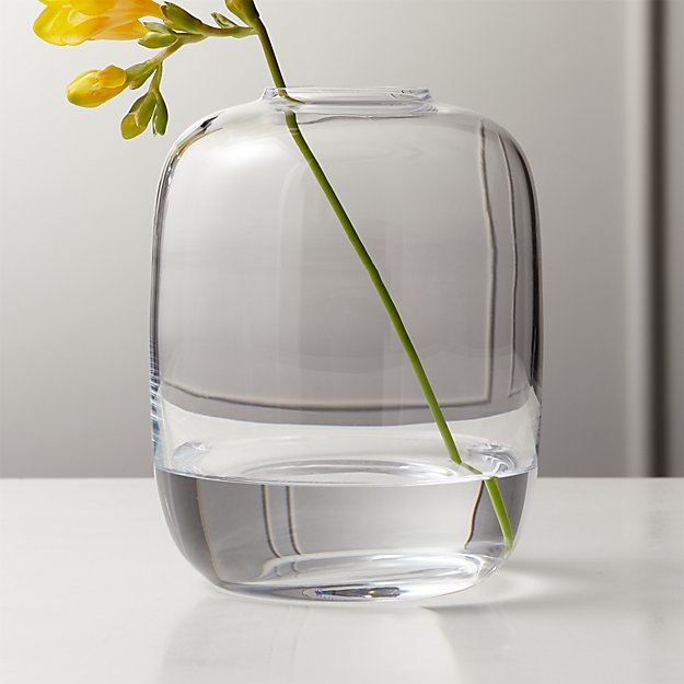 DIXON CLEAR GLASS VASE - Image 0