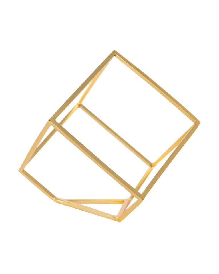 OPEN CUBE OBJECT - GOLD - Image 0