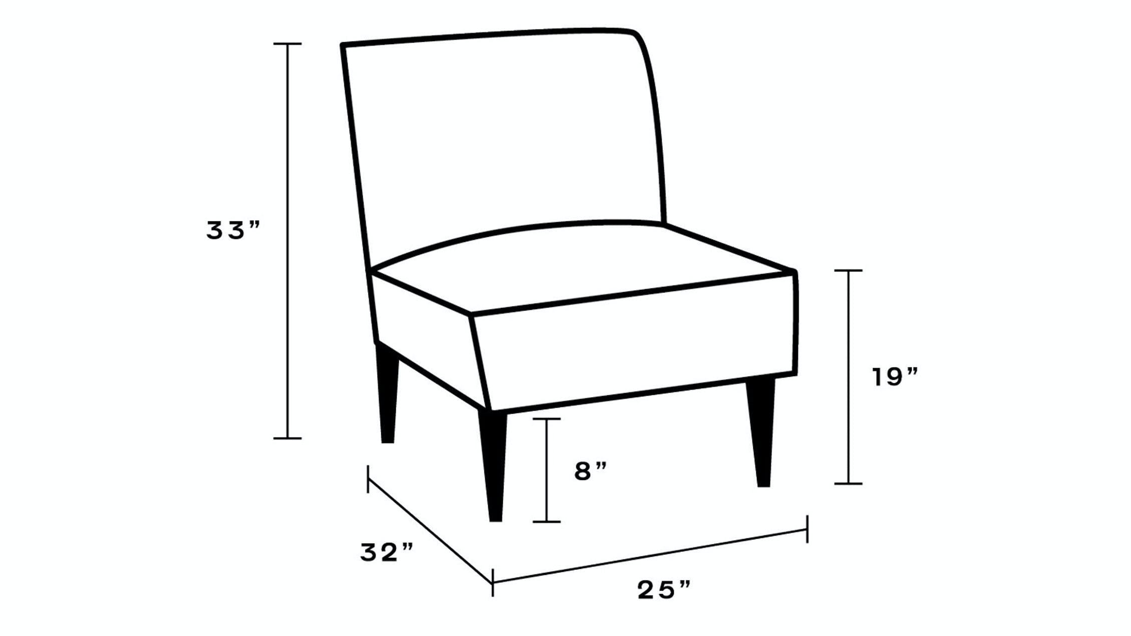 Slipper Chair | Olive Linen - Image 4