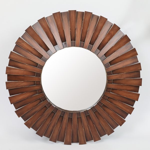 Marco Wall Wood Accent Mirror - Image 0
