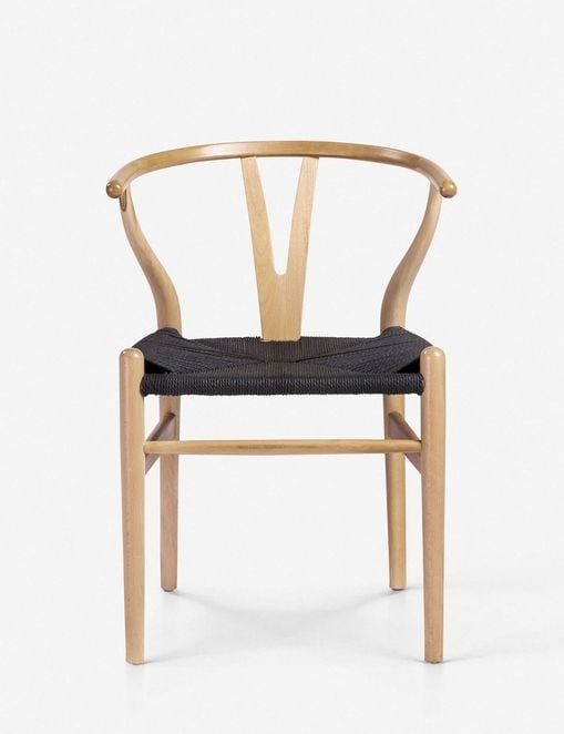 Wishbone Chair - Natural Black Seat Cord - Image 0