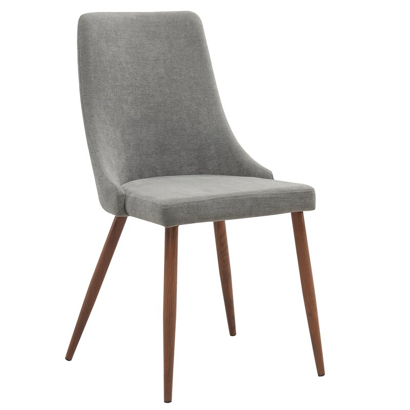 Blaise Upholstered Dining Chair (Set of 2) in Gray - Image 2