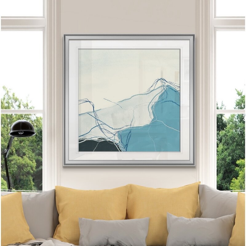 'Blue Peaks I' Painting - Image 1