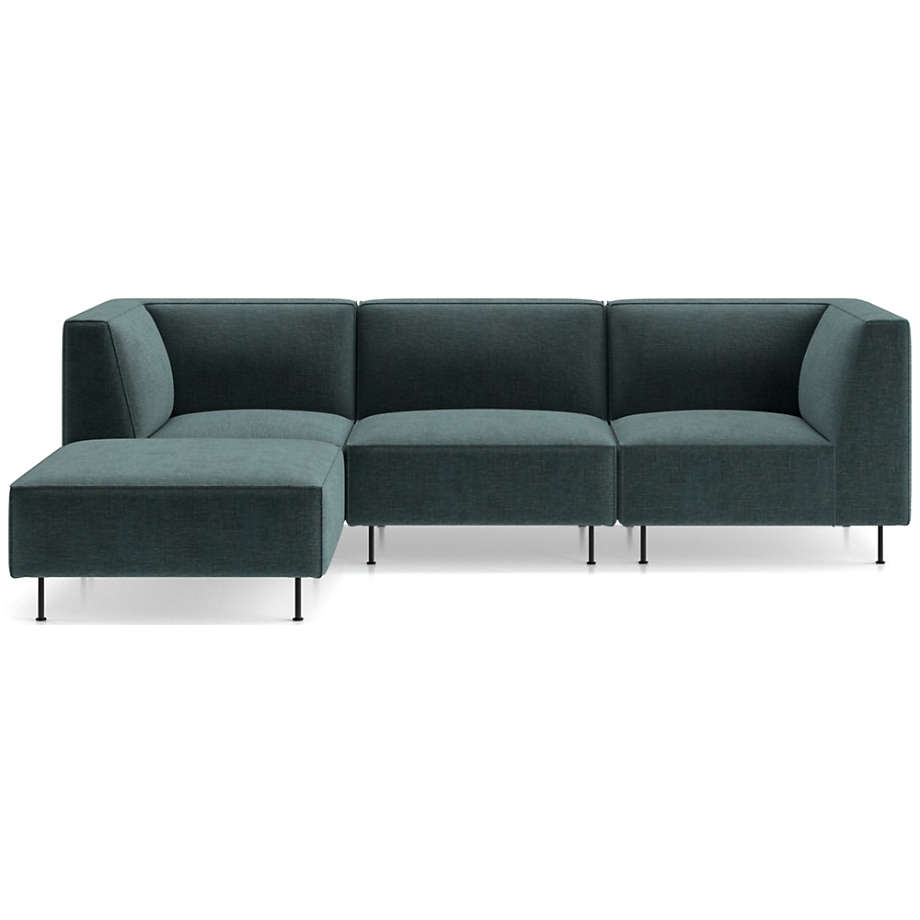 Strom 4-Piece Strom 4-Piece Reversible Sectional with Ottoman - Image 0