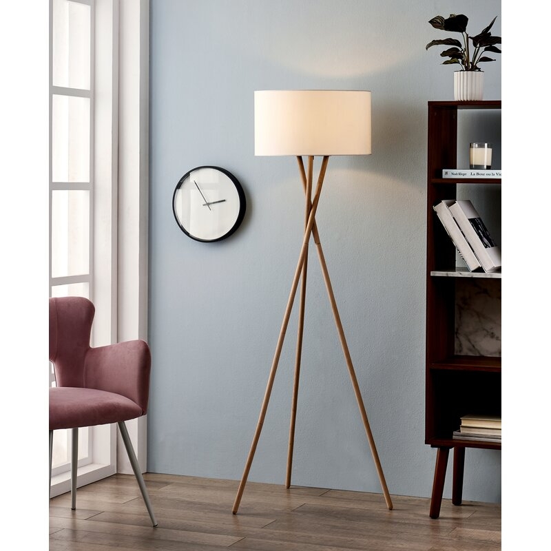 Kennerson 61" Tripod Floor Lamp - Image 1
