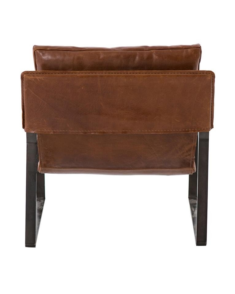 PEYTON CHAIR, TOBACCO & GUNMETAL - Image 3