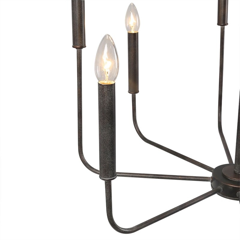 Roush 8-Light Candle Style Classic / Traditional Chandelier - Image 7