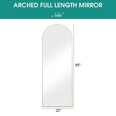 Arched Full Length Mirror - Image 1