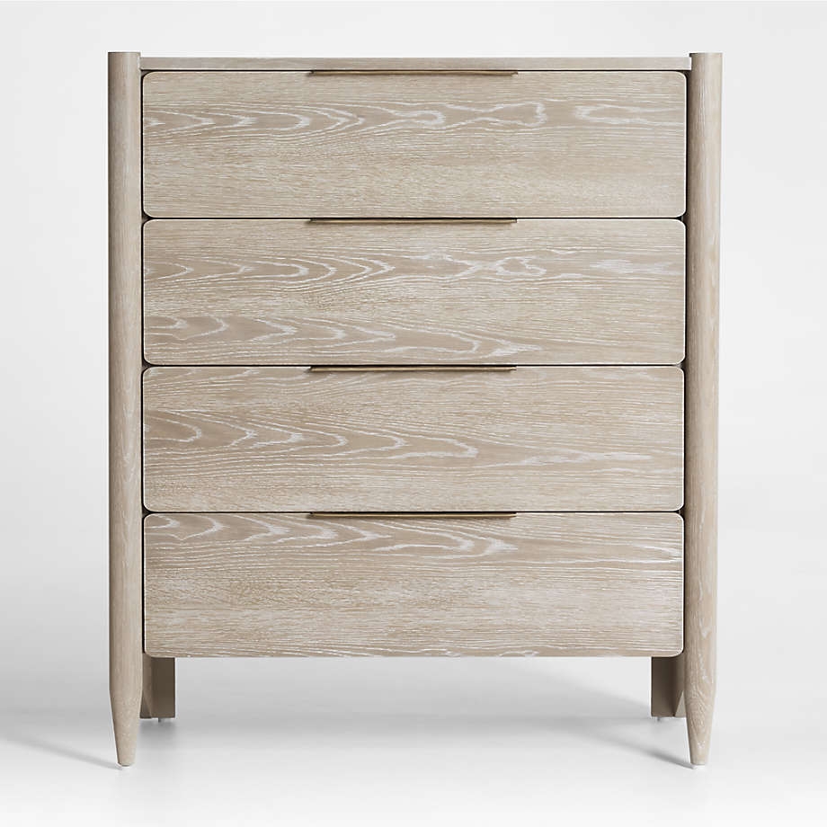 Casa Oak 4-Drawer Dresser - Image 0