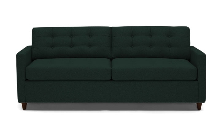 Eliot Sleeper Sofa- Royale Evergreen- Mocha Legs - Image 0