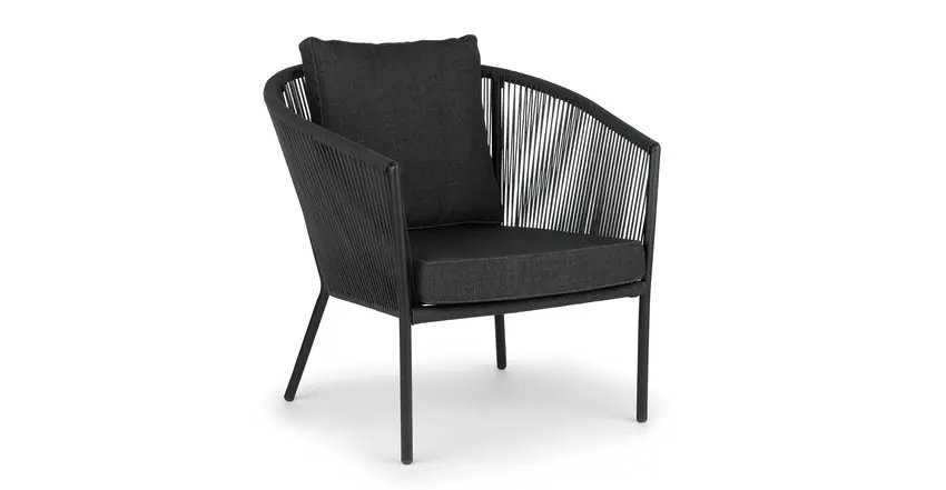 Corda Slate Gray Lounge Chair,  Slate Gray - Image 0
