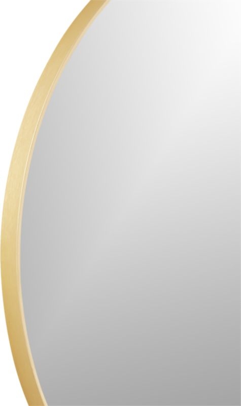 Infinity 24" Round Brass Wall Mirror - Image 6