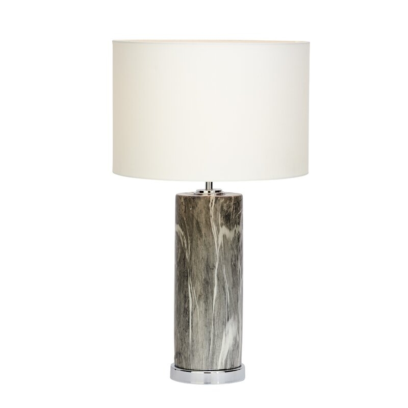 26" Table Lamp - Black/Silver - Image 0