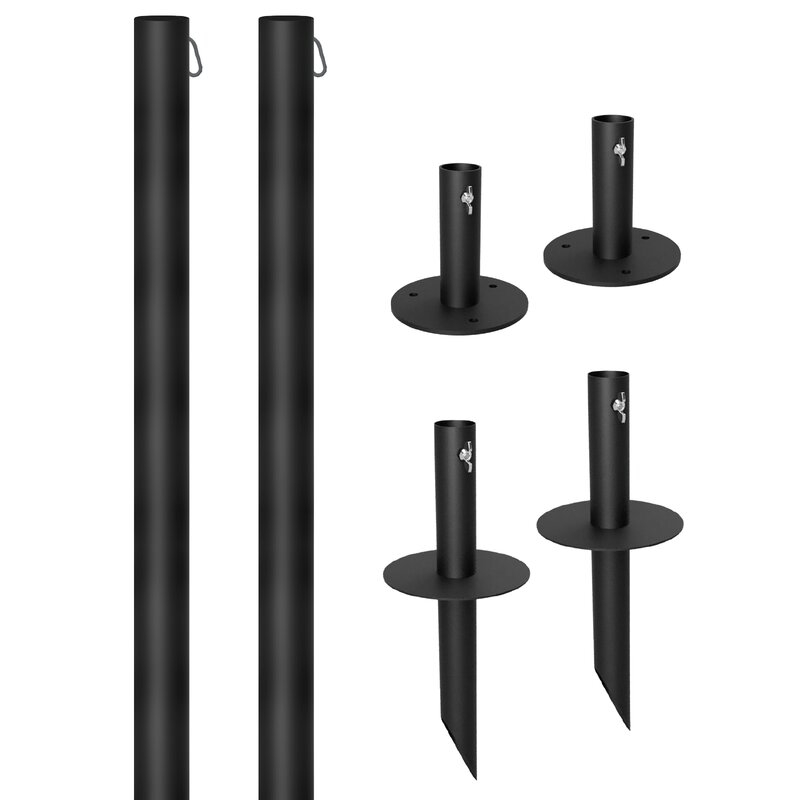 Bistro String Light Poles (Set of 2) - Image 1