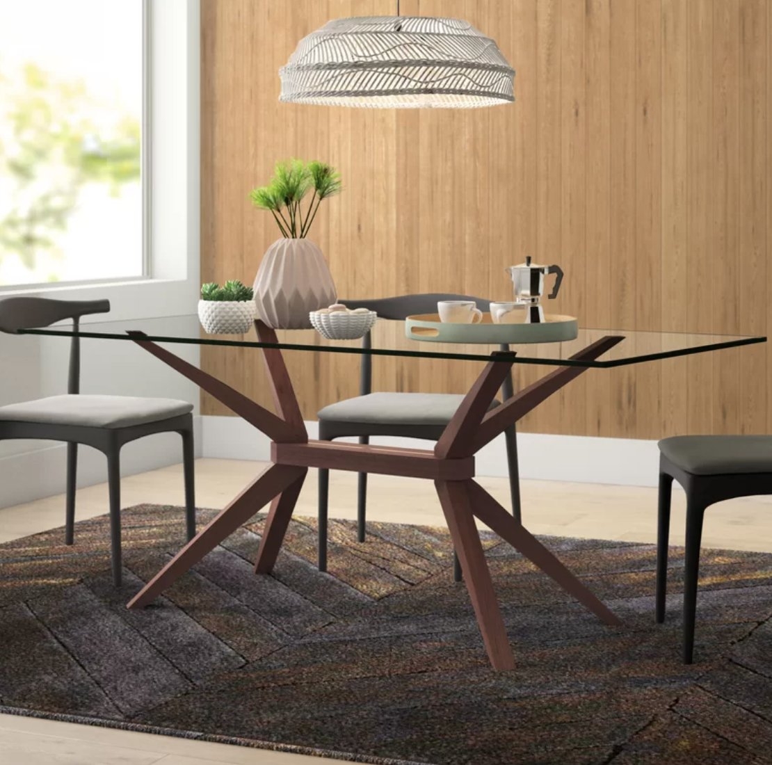 Lana Solid Wood Dining Table - Image 1