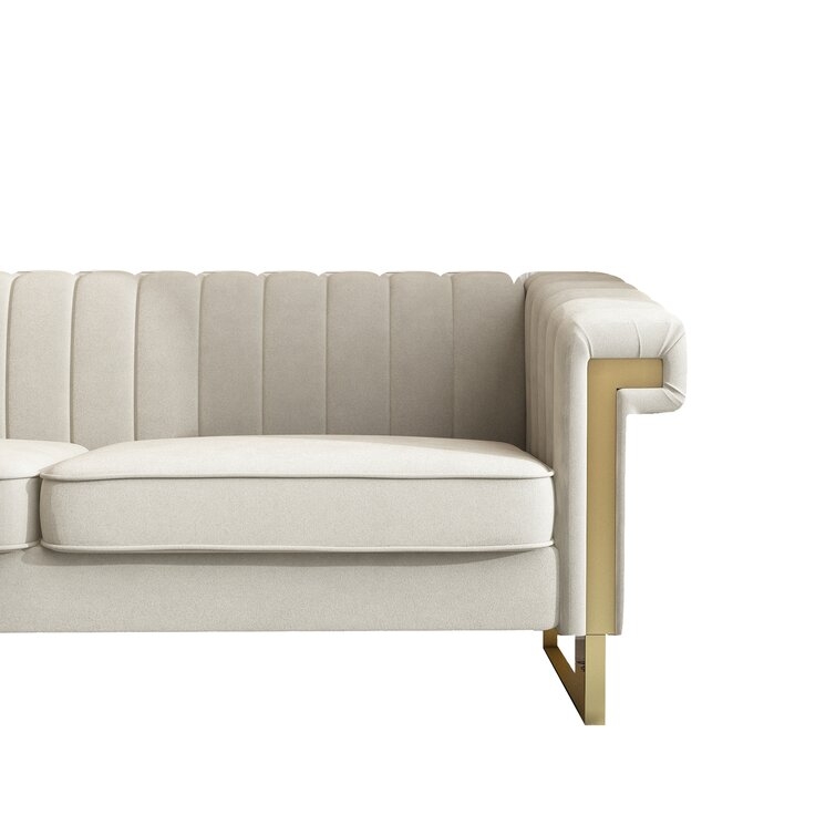Hildi 83.86'' Upholstered Sofa - Image 3