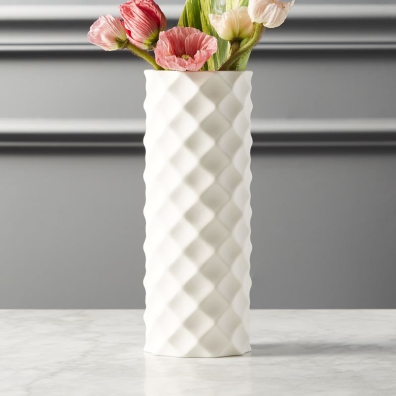 Desi White Vase - Image 1