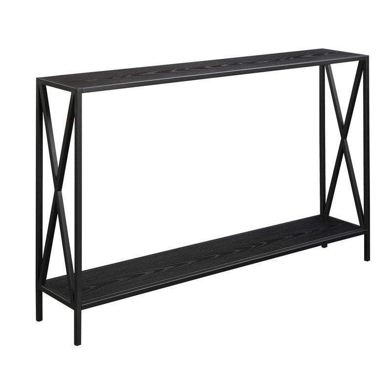 Abbottsmoor Metal Frame Console Table, Black - Image 0
