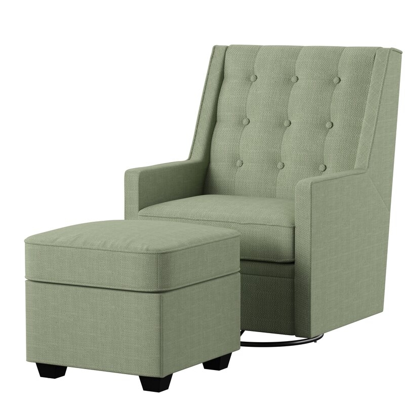 West Hill Swivel Glider and Ottoman - Image 0