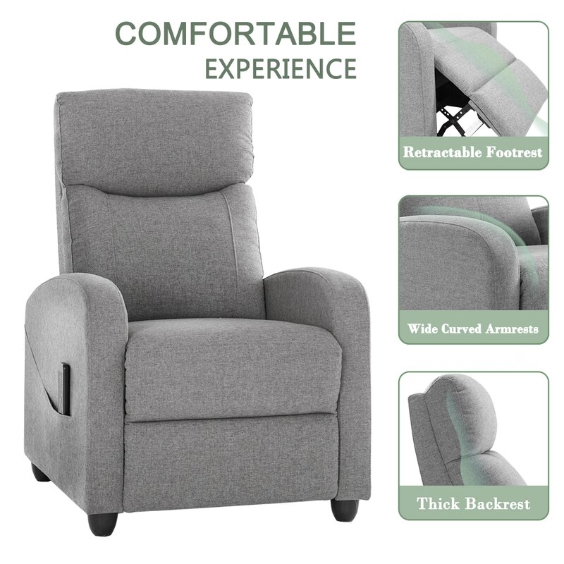 Manual Recliner with Massage - Image 1