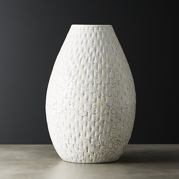 cleo ivory crackle vase - Image 0