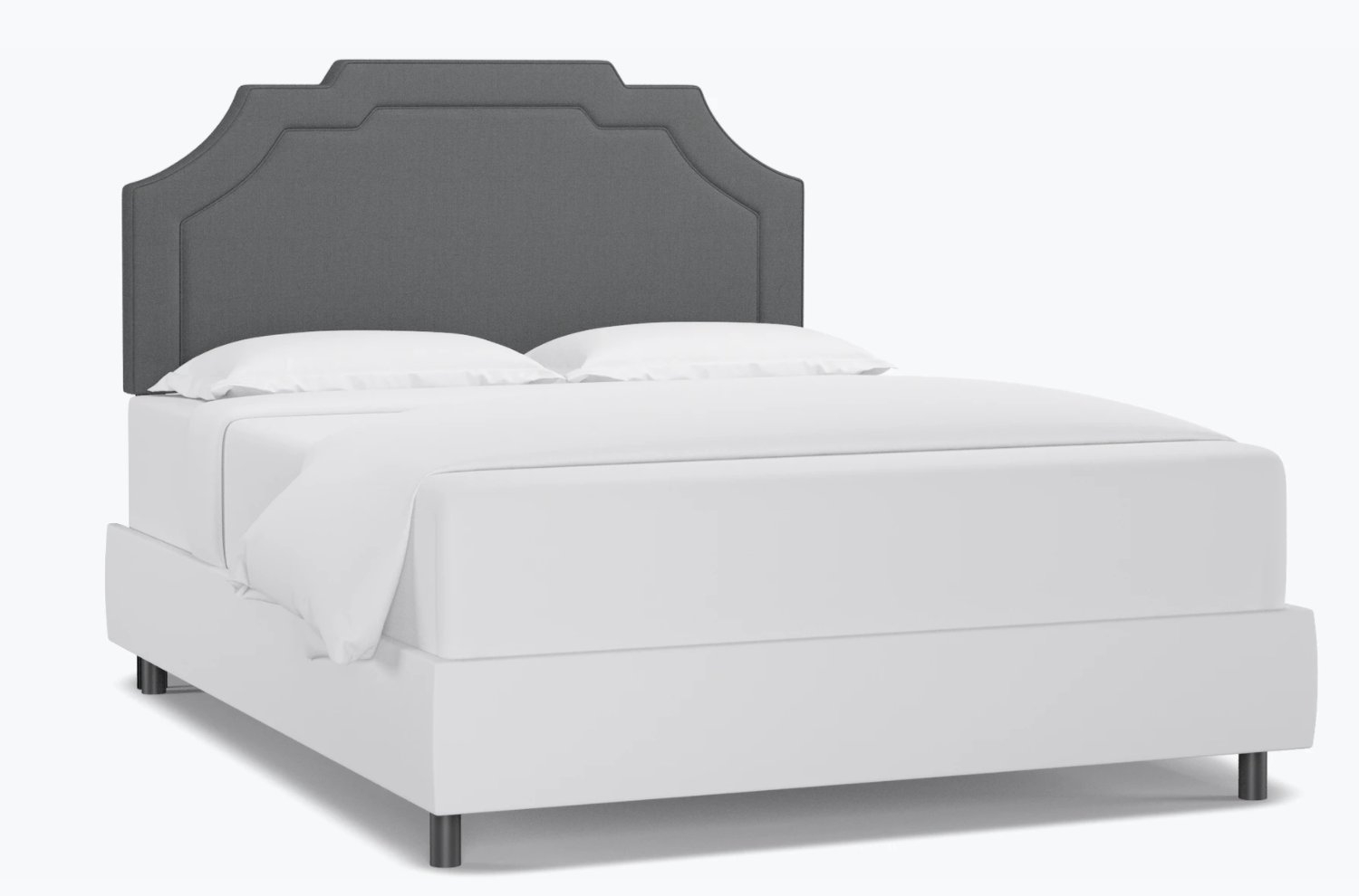 Art Deco Headboard Bed - Image 0