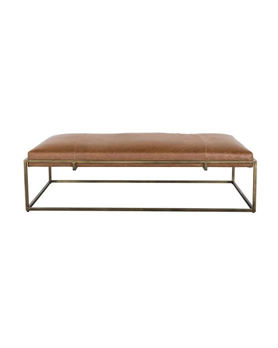 Harlow Leather Bench - Image 0