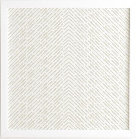 roux cream Framed Art - white frame, 30x30" - Image 0