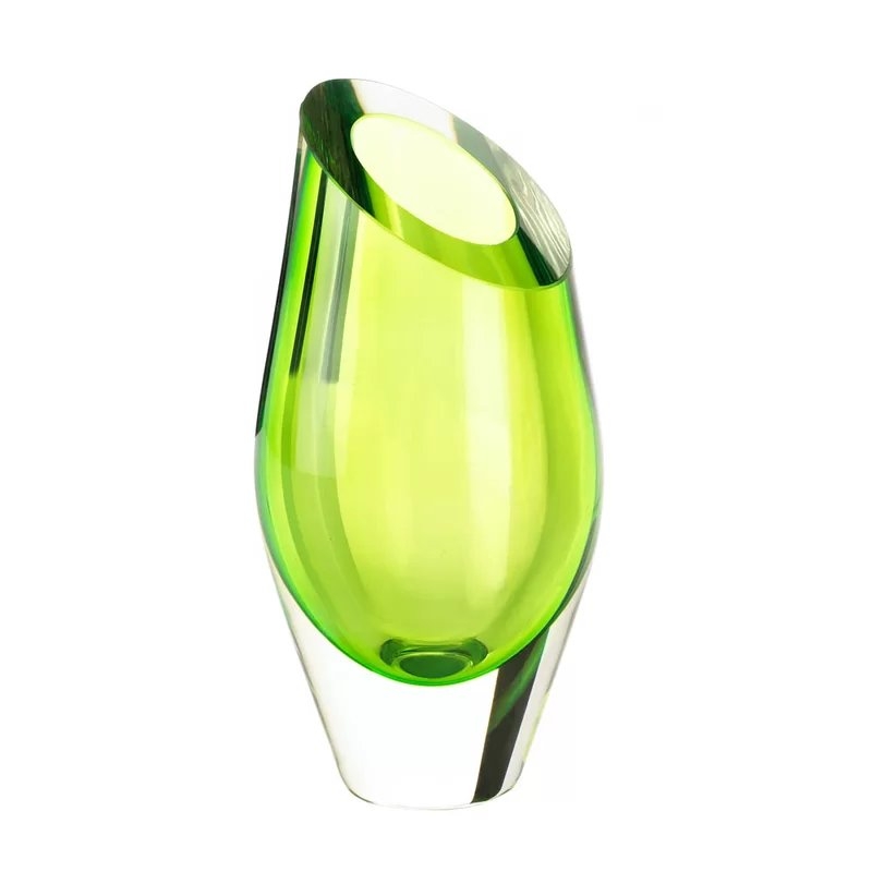Cut Glass Cylinder Vase - Image 0