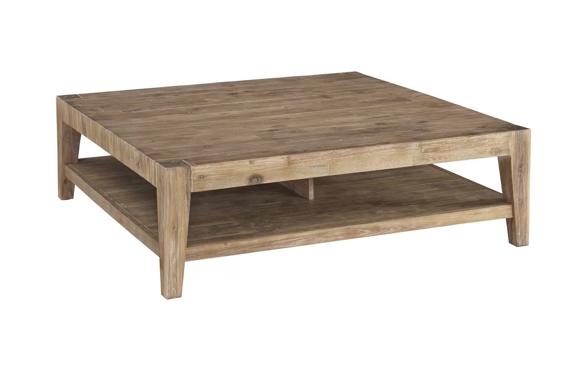 Savannah Brown Coffee Table with Tray Top - Image 0