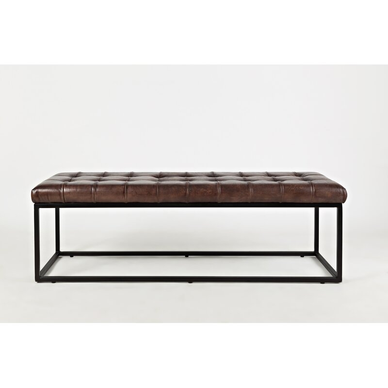 Lorilee Leather Bench - Image 4