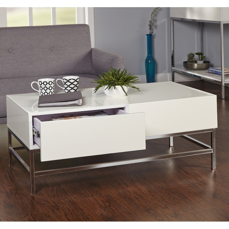 Woodway Coffee Table with Storage - Image 1