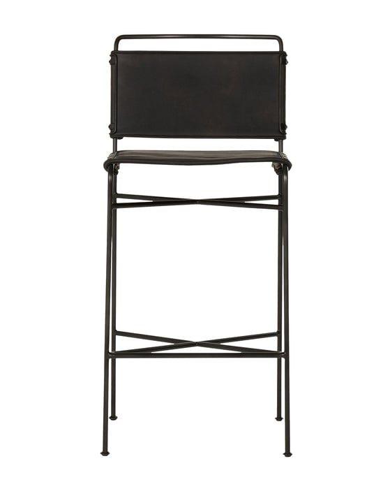 MOORE COUNTER STOOL, BLACK - Image 0