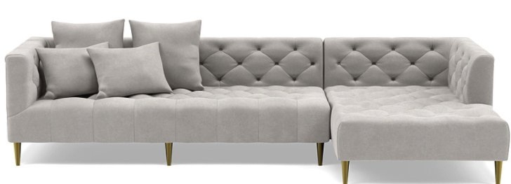 MS. CHESTERFIELD Sectional Sofa with Right Chaise - Image 0